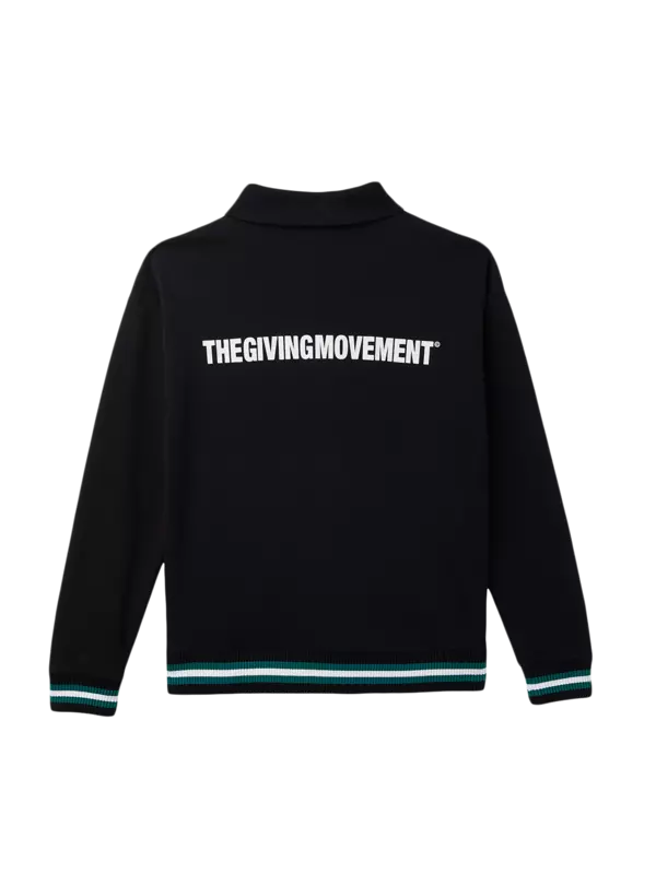 سويت شيرت كبير الحجم بسحاب قصير وطبعة بنمط جامعي:Staged:thatProductCatalog