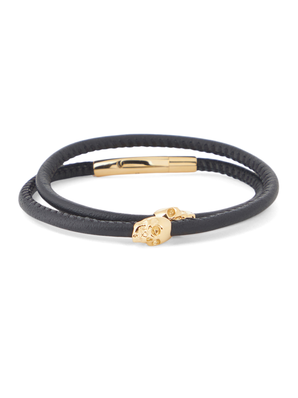 Black/Gold Wrap Bracelet