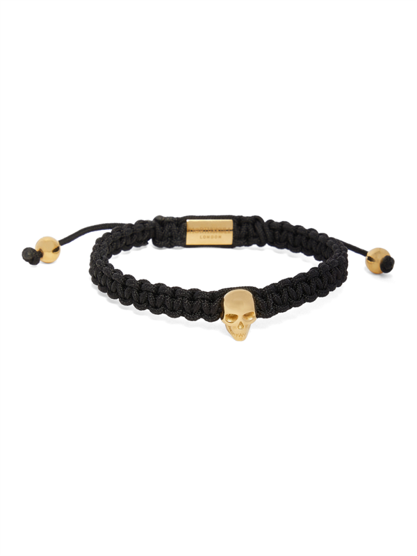 Black/Gold Macrame Bracelet