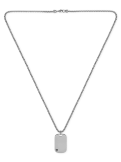 Atticus Skull Id Tag Necklace
