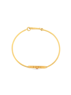 Gold, Diamond and Violet Amethyst "Power of Light" Bangle