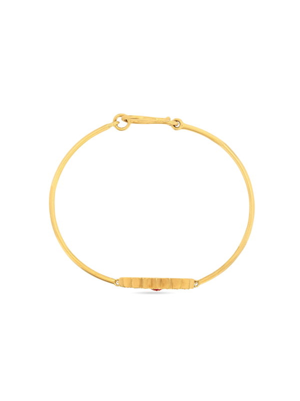 Gold, Diamond and Violet Amethyst "Power of Light" Bangle