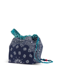 Maxi bucket bag navy petrole SUN HEARTS