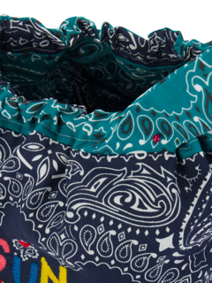 Maxi bucket bag navy petrole SUN HEARTS
