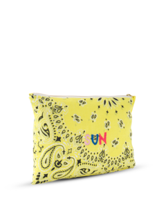 Zipped pouch pale yellow SUN