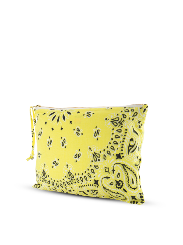 Zipped pouch pale yellow SUN