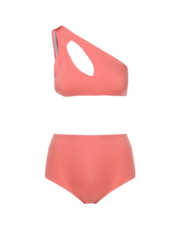 One Shoulder Cut-Out Bikini