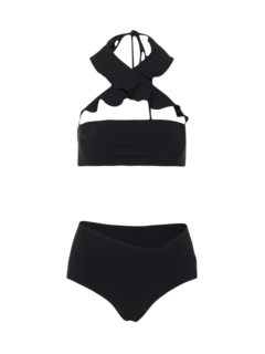 Ruffle Neck Bikini
