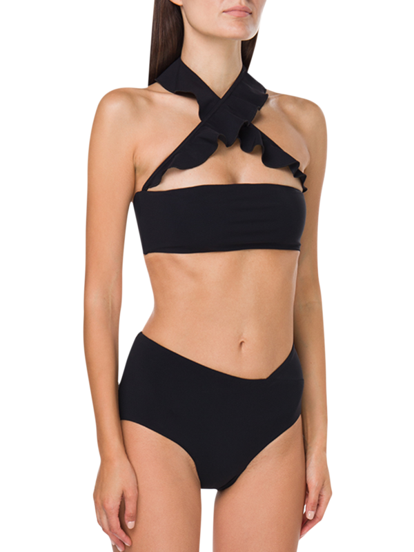 Ruffle Neck Bikini