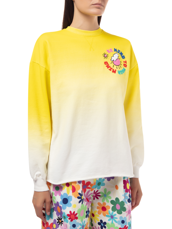 EMBROIDERED "BE KIND TO YOUR \nMIND" SWEATSHIRT