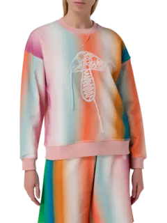 سترة مطرزة بتصميم فطر