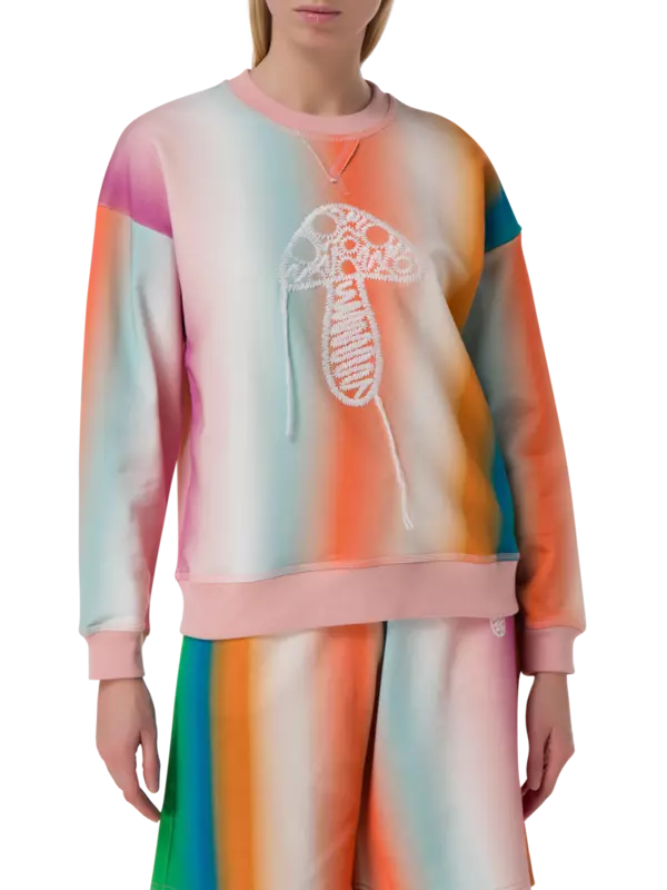 سترة مطرزة بتصميم فطر