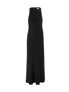 فستان طويل من الحرير ب4 طبقات