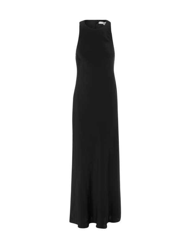 فستان طويل من الحرير ب4 طبقات