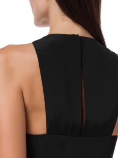 فستان طويل من الحرير ب4 طبقات