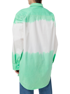 قميص صيفي بأكمام طويلة مصبوغ بطريقة الربط
