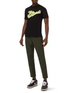 Moon Slant Cotton T-Shirt