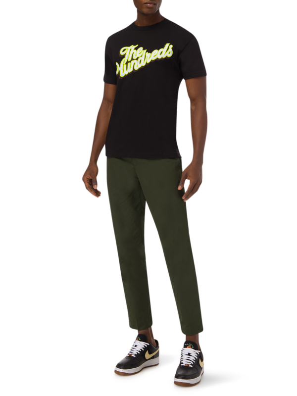Moon Slant Cotton T-Shirt