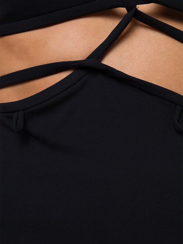 Cross Bandeau Tie Top