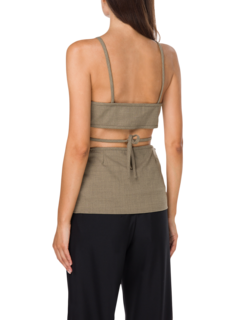 Cross Bandeau Tie Top