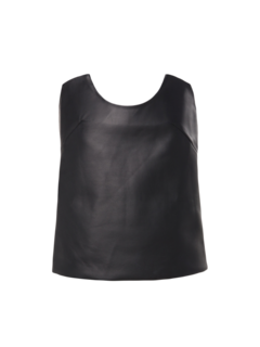 Half Moon Leather Bustier