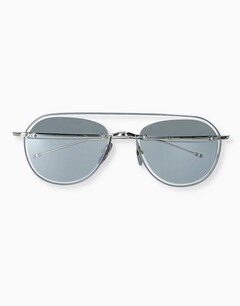 Silver Aviator Sunglasses