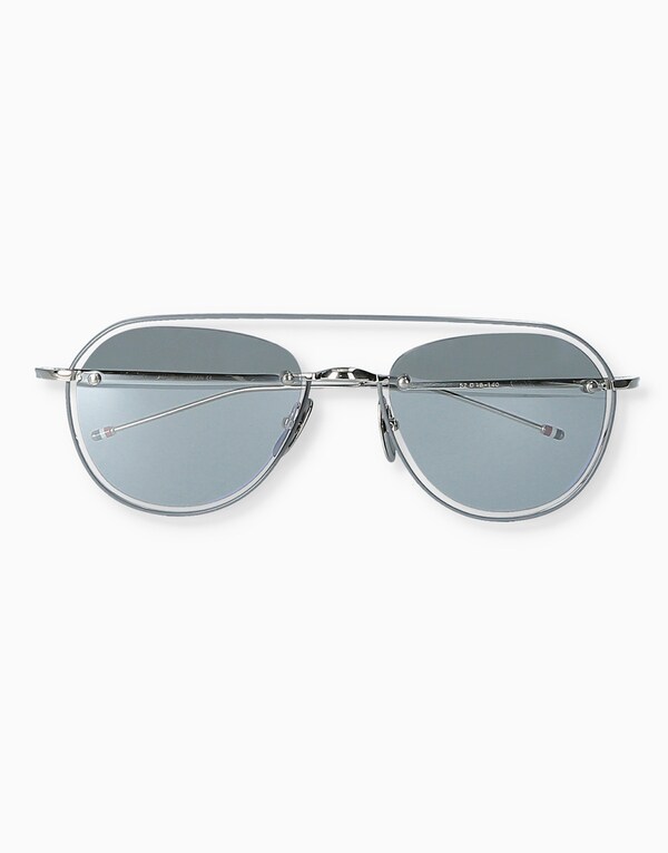 Silver Aviator Sunglasses
