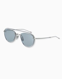 Silver Aviator Sunglasses