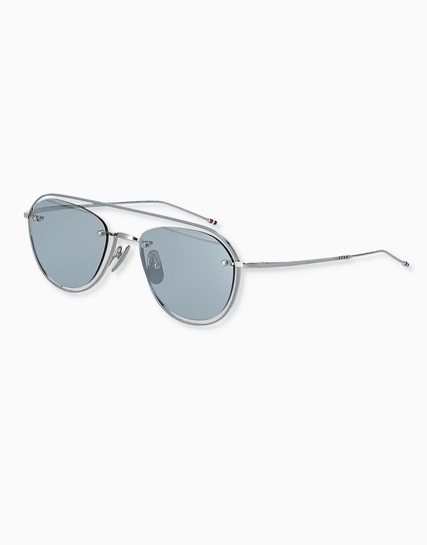 Silver Aviator Sunglasses