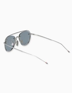 Silver Aviator Sunglasses