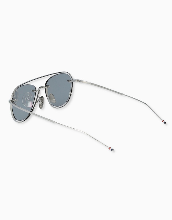 Silver Aviator Sunglasses