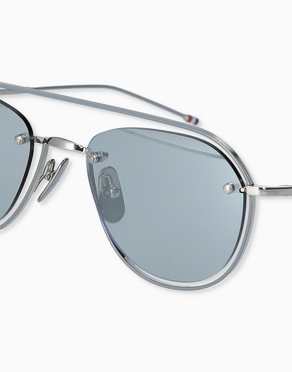Silver Aviator Sunglasses