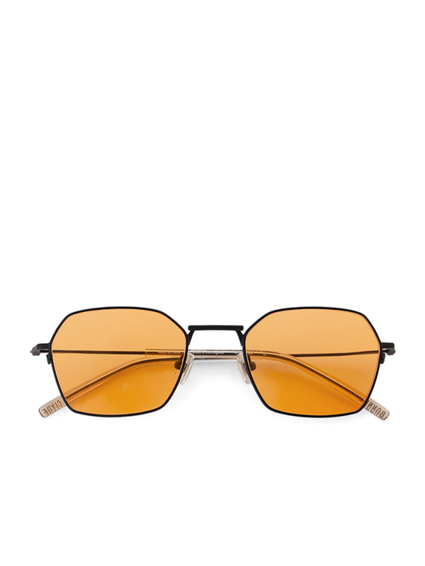 Round frame tinted lenses sunglasses