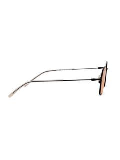 Round frame tinted lenses sunglasses