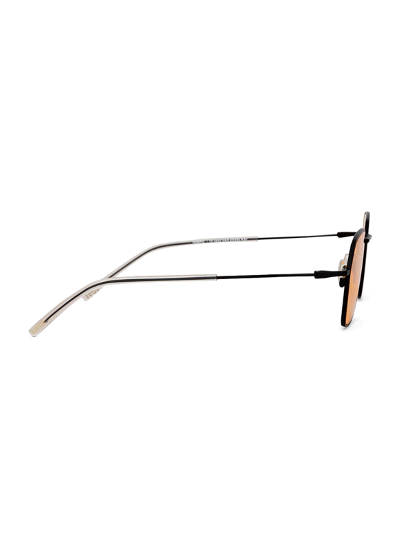 Round frame tinted lenses sunglasses