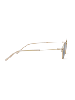 Round frame tinted lenses sunglasses