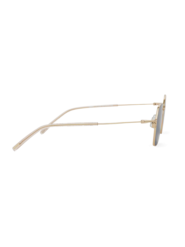 Round frame tinted lenses sunglasses