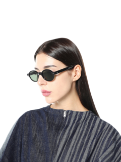 Black Oval Sunglasses