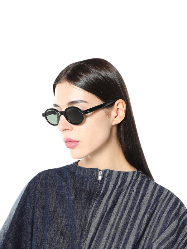 Black Oval Sunglasses
