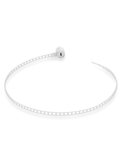 White Classic Tag Bracelet