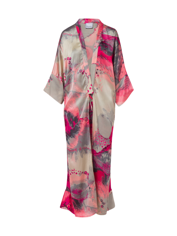 KIMONO PANTS ZODIAC PINK