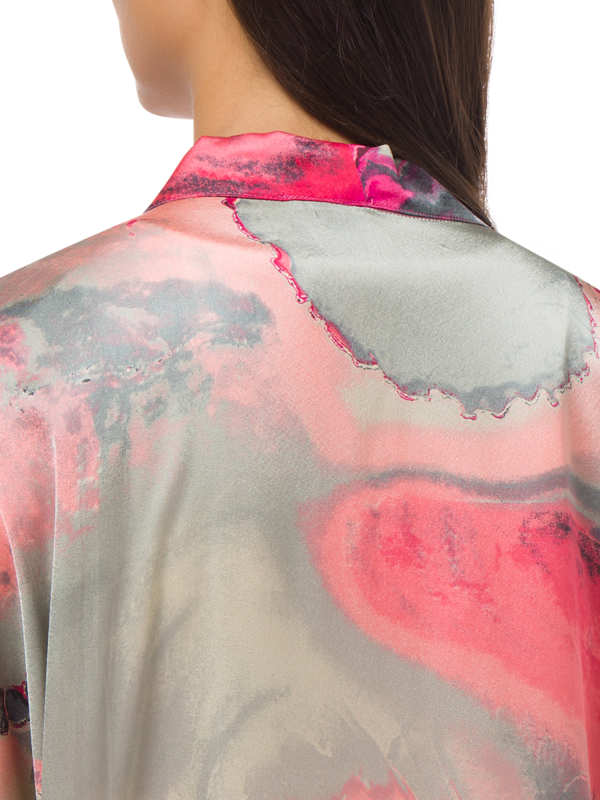 KIMONO PANTS ZODIAC PINK