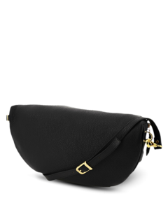 Leather Belt Bag with Statement Eagle Embellishment