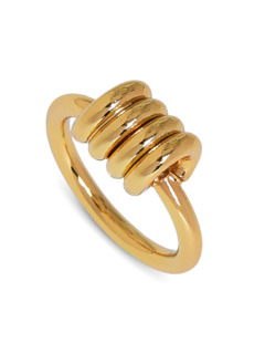 Gold-tone Iconic Apia Ring