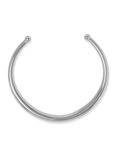 Silver-tone Minimal Sol Necklace