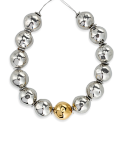 Pure Light Large Globe Choker Necklace