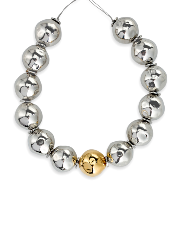 Pure Light Large Globe Choker Necklace