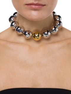 Pure Light Large Globe Choker Necklace