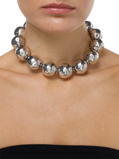 Pure Light Large Globe Choker Necklace