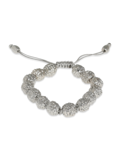 Silver-tone RUDRASHKA CHARM BRACELET